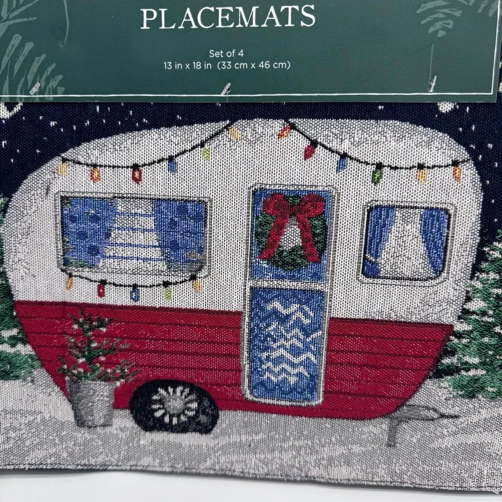 Windham Home | Christmas Camper Placemats Set